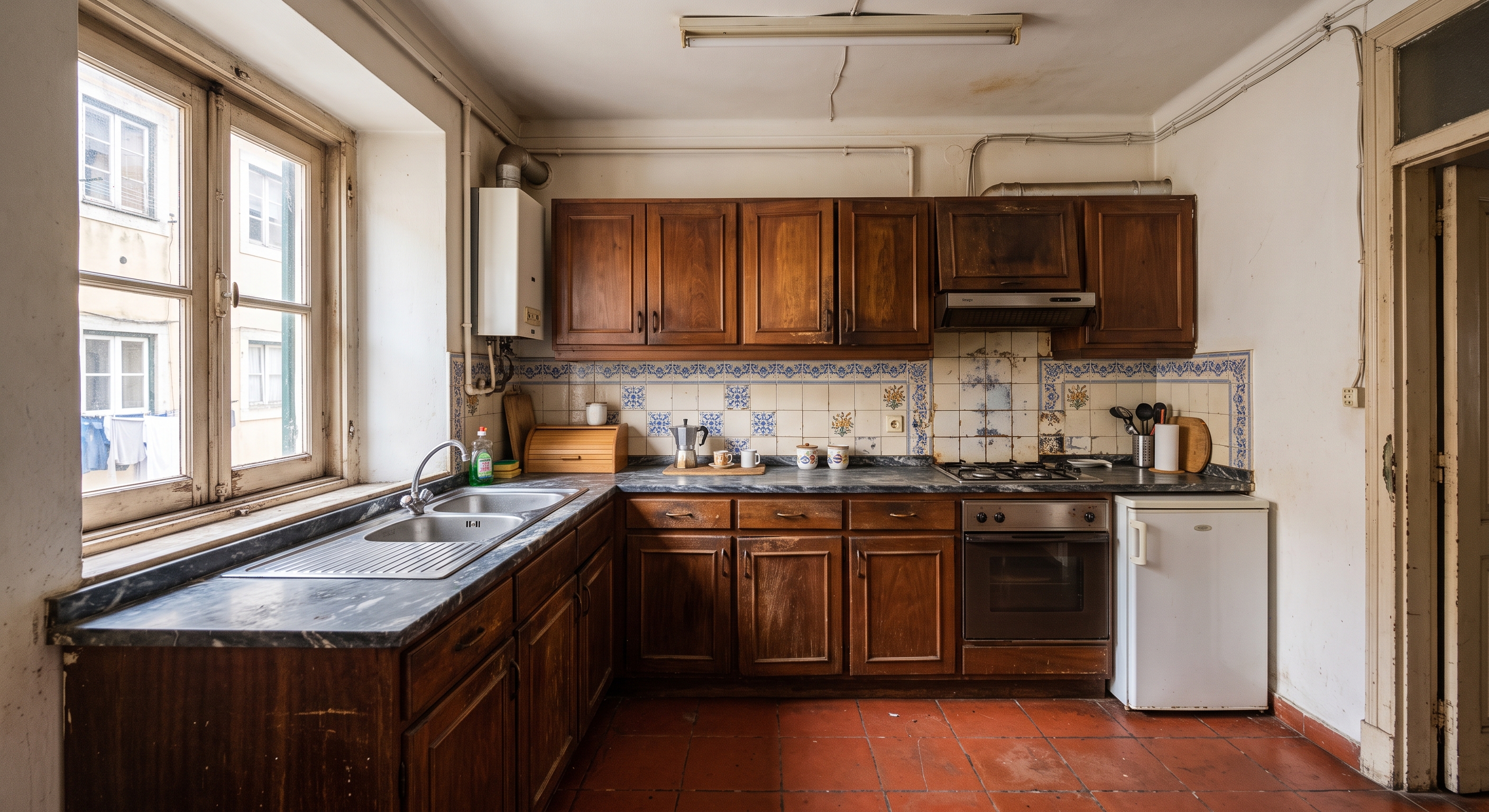 Cozinha Apartamento Lisboa - Antes